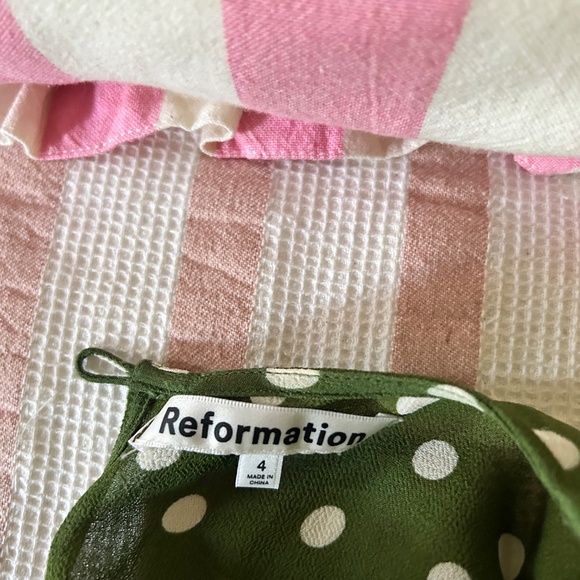 Reformation Carolena Polka Dot Dress - Picture 6 of 6